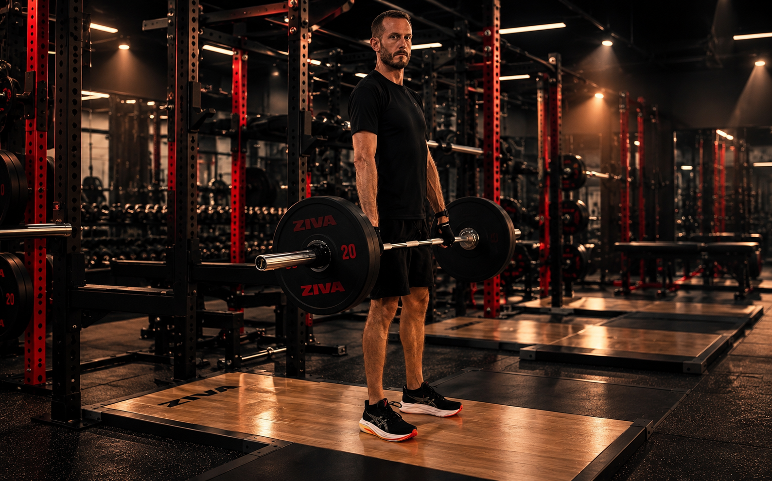 Strength training exercise focused on building muscle and strength
